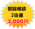 3000円